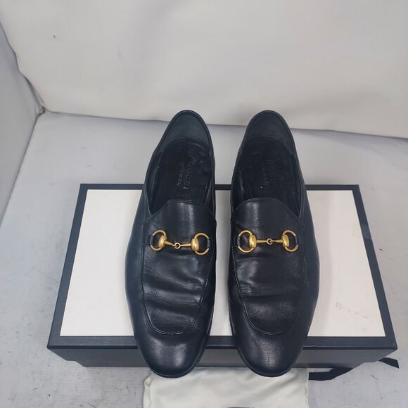 Gucci MENS Brixton Black Horsebit Loafer Shoe - Picture 1 of 12